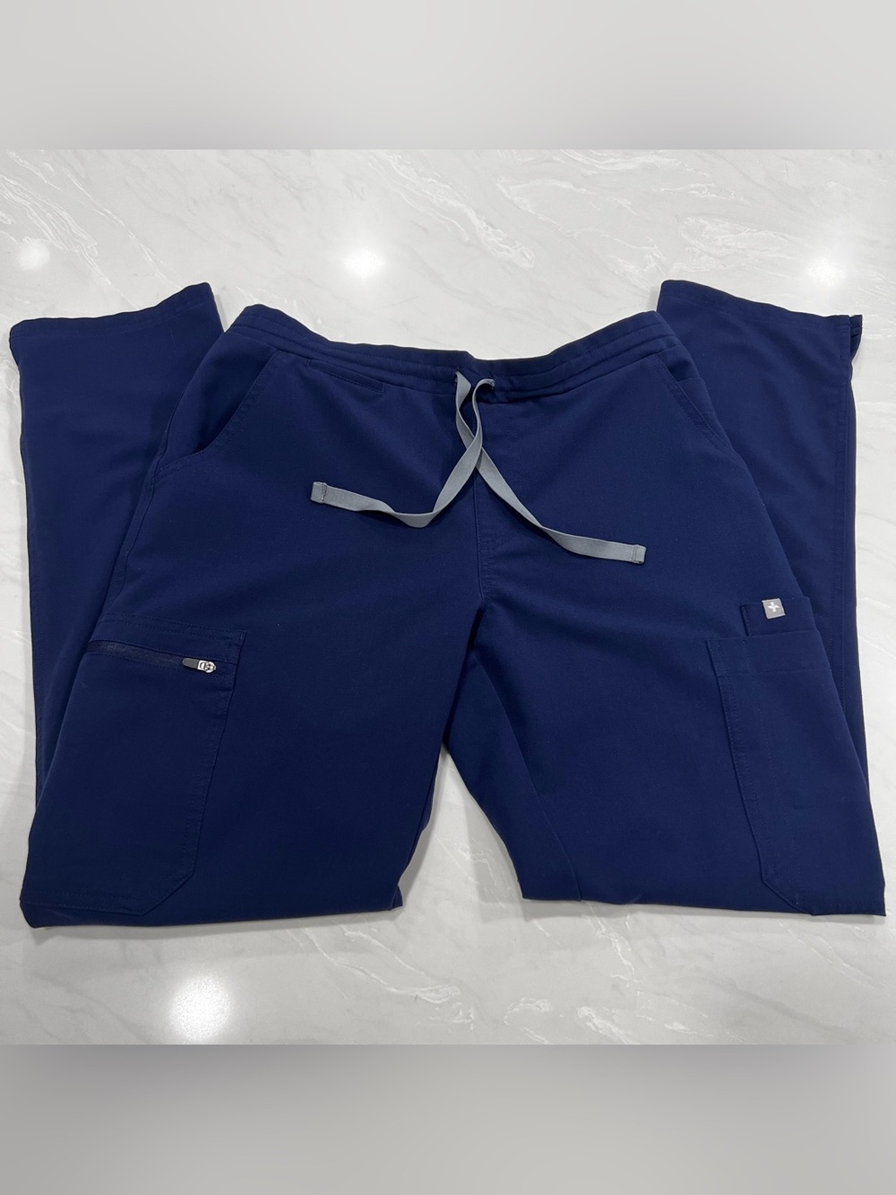 FIGS Yola Scrub Pants Women’s Size Small Navy Comfortable Drawstring